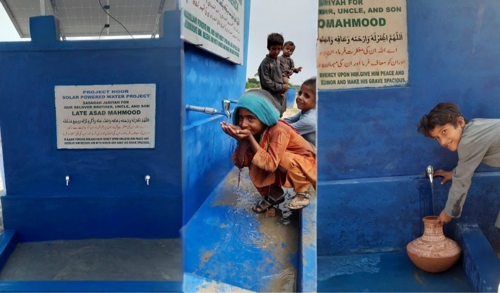 Project Noor solar powered water project in Tharparkar